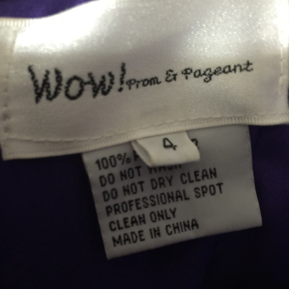 Wow! Prom & Pageant Purple ball gown - Picture 2 of 4