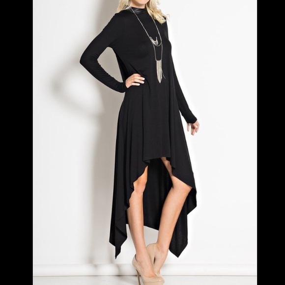 💔LAST ONE💔🇺🇸Sateen Trim Collar Dress black - Picture 4 of 4