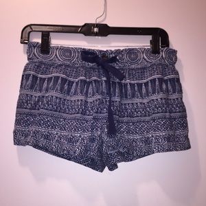 Tribal Print Dolphin Shorts