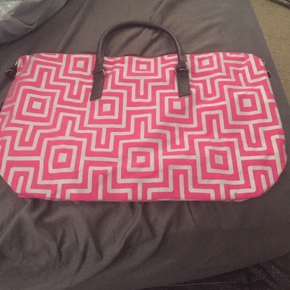 Adorable large travel tote