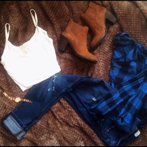 Blue Buffalo Plaid Button Down