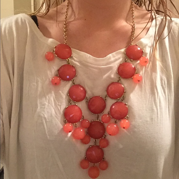 Pink bubble necklace