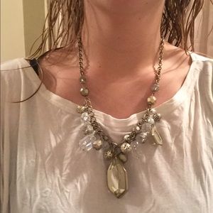 Gold chunky necklace