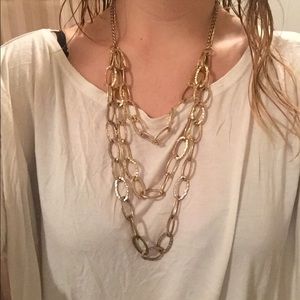 Gold chain necklace