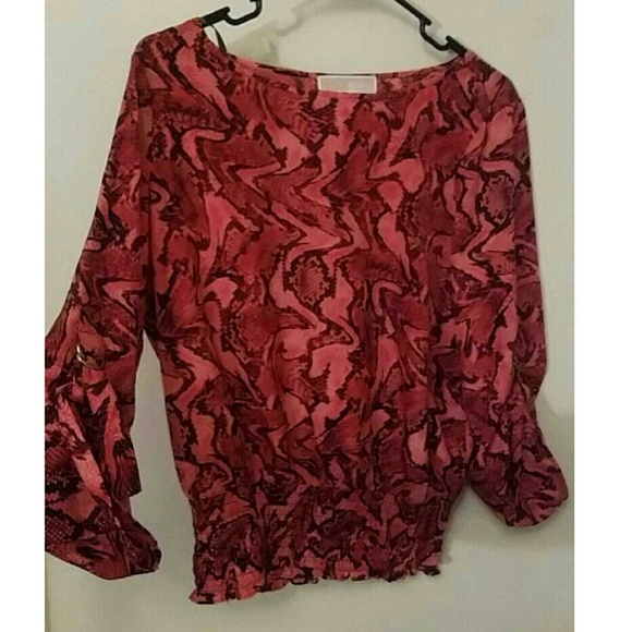 Michael Kors Snake Print Top