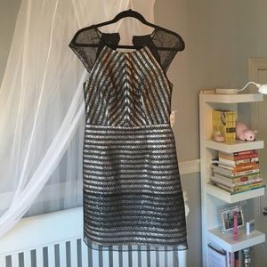 black and gold dress - Phoebe NWT