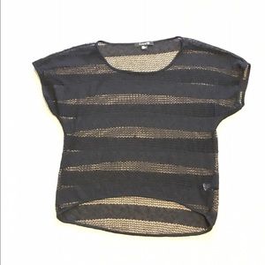Black thin sweater
