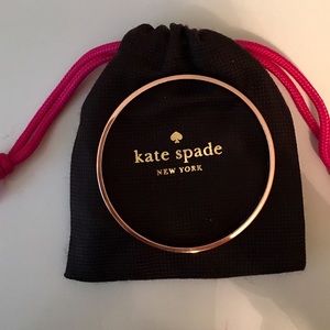 Kate spade rose gold bangle!