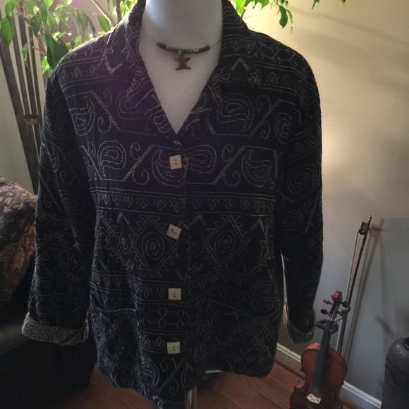 Daniel K sweater jacket...size large - Picture 3 of 4