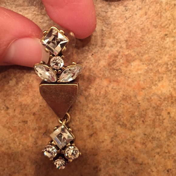 J. Crew earrings- worn once!