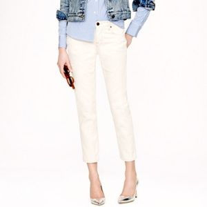 J. Crew Ecru Toothpick Jeans