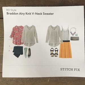 Stitch Fix Braddon Airy Knit V Neck Sweater xs Stitch Fix Braddon Airy Knit V Neck Sweater xs