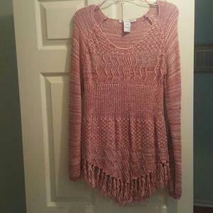 Fringe sweater