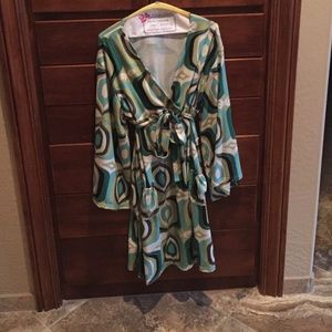 Anthropologie retro dress