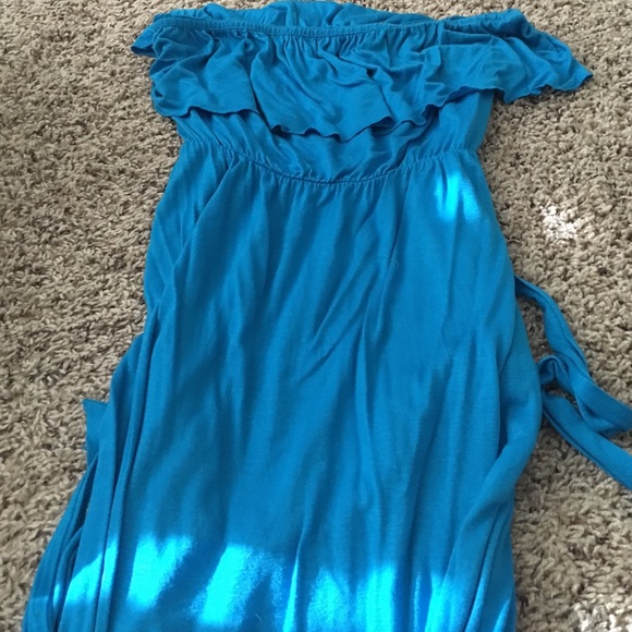 Blue dress