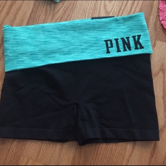 Pink vs yoga shorts