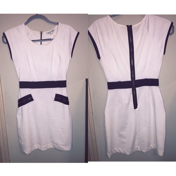 Forever 21 White & Black Dress