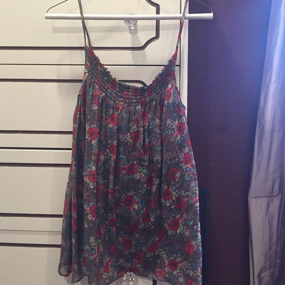 Chiffon Floral Tank