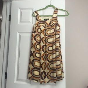 ABS geometric pattern dress