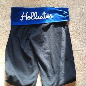 Navy blue and royal blue Hollister leggings