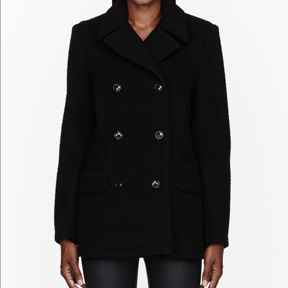 *Reduced* T by Alexander Wang Pilly wool felt coat
