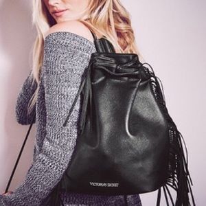 BNWOT Victoria's Secret fringe backpack