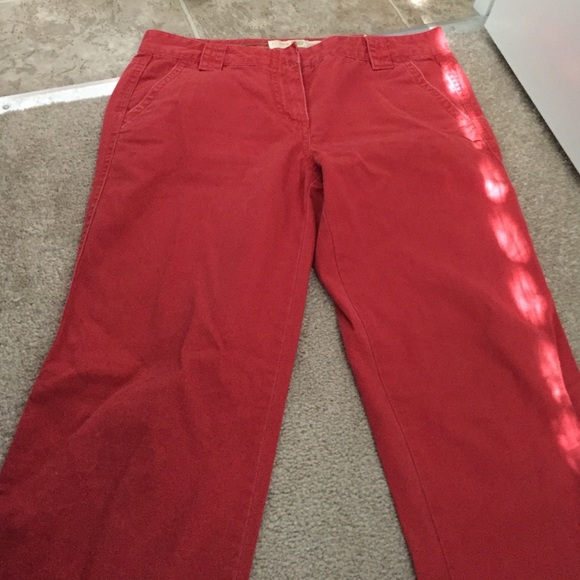 Jcrew red chino