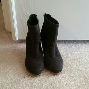 Rag and bone Newbury booties 37.5 grey canvas