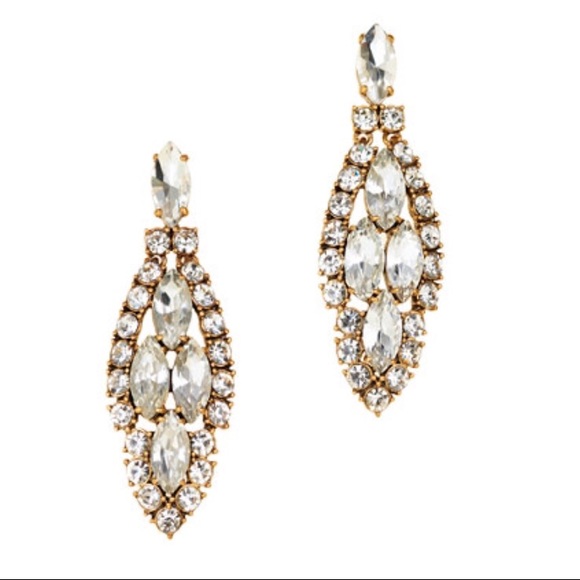 Crystal icicle earrings - Picture 2 of 2