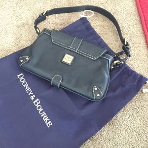 Authentic Dooney and Burke navy purse new Leather