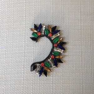 Jeweled ear cuff