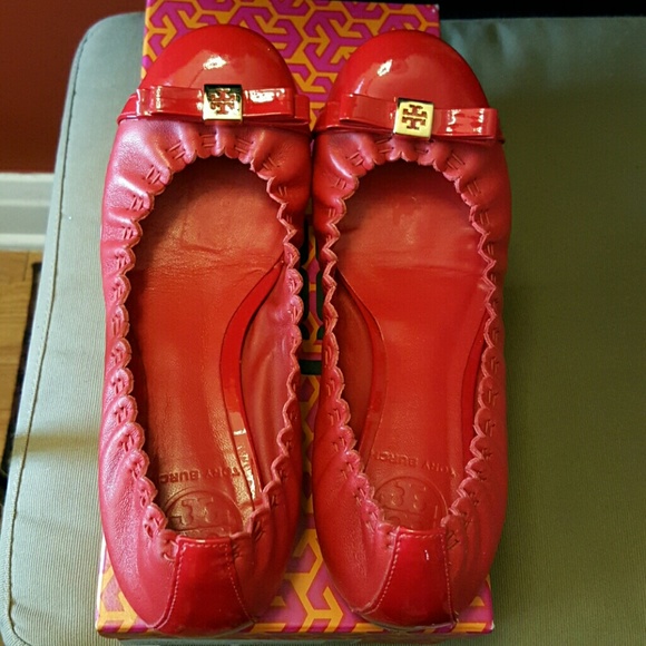 Auth tory burch flats romy size 6.5