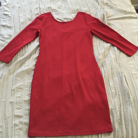 Red forever 21 bodycon dress