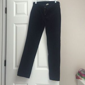 Navy jcrew's corduroy pants