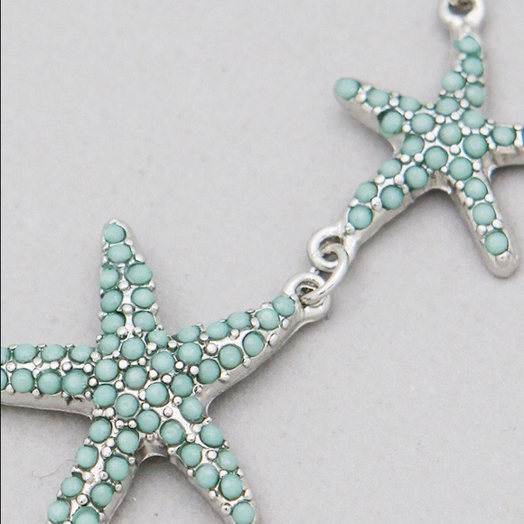 Triple starfish necklace set - Picture 2 of 3