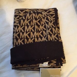Michael Kors hat and scarf set