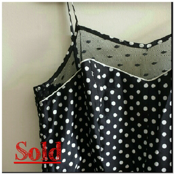 Xhilaration Dresses & Skirts - *sold* Black and White Polka Dot Dress