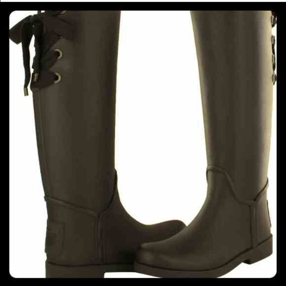 Coach riding/rain boots
