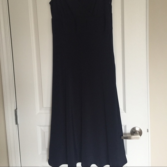 J Crew Navy silk dress: Size: 6- NWOT - Picture 3 of 3