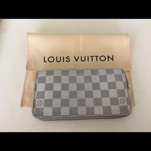 💥Authentic LV Damier Azur Wallet