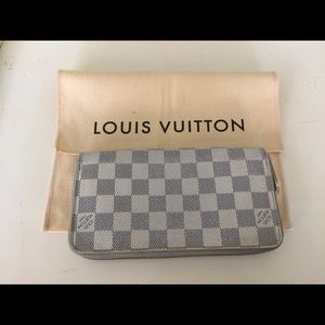 💥Authentic LV Damier Azur Wallet