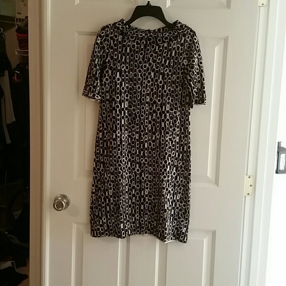 J.crew collection chain link print sweater dress