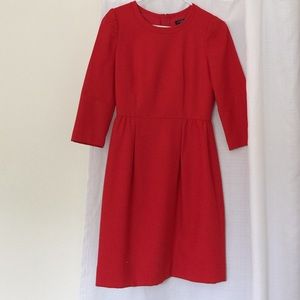Red J. Crew Dress