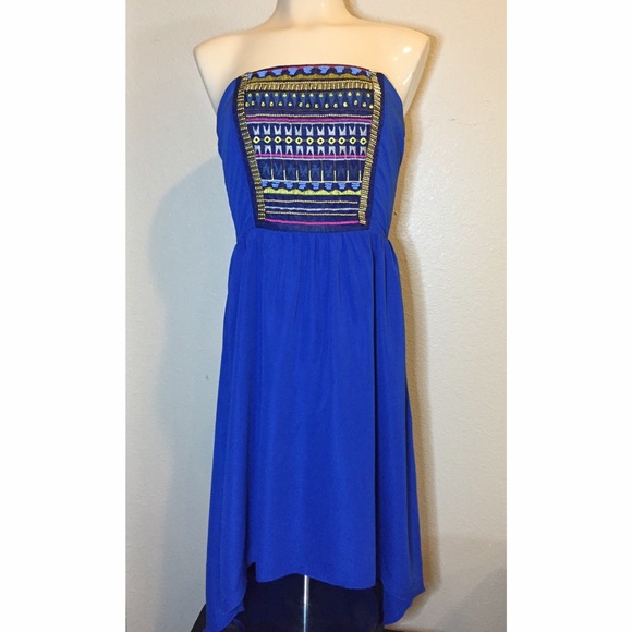 Beautiful Blue Beaded Dress