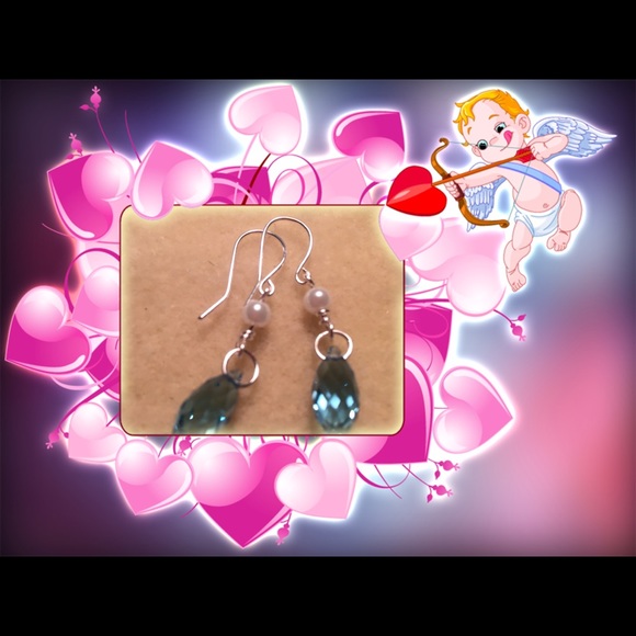 Hand Crafted Faux Pearl and Swarovski Crystal