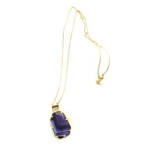 Kate Spade Amethyst Gold Pendant Necklace