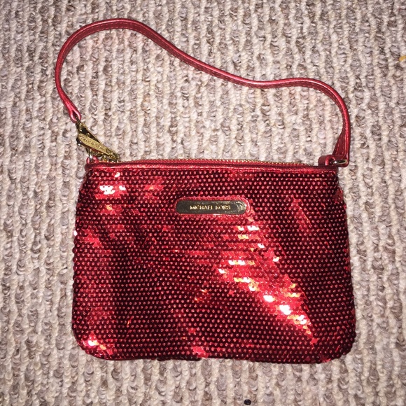 Authentic Michael Kors Red Bag.