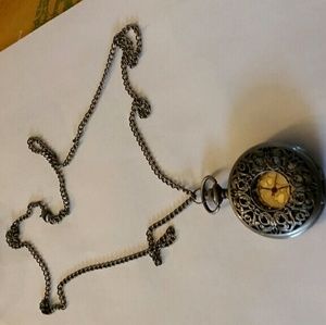 Watch long necklace