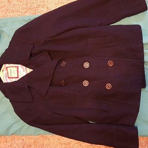 Navy blue old Navy pea coat
