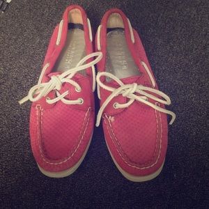 Pink sperry's!